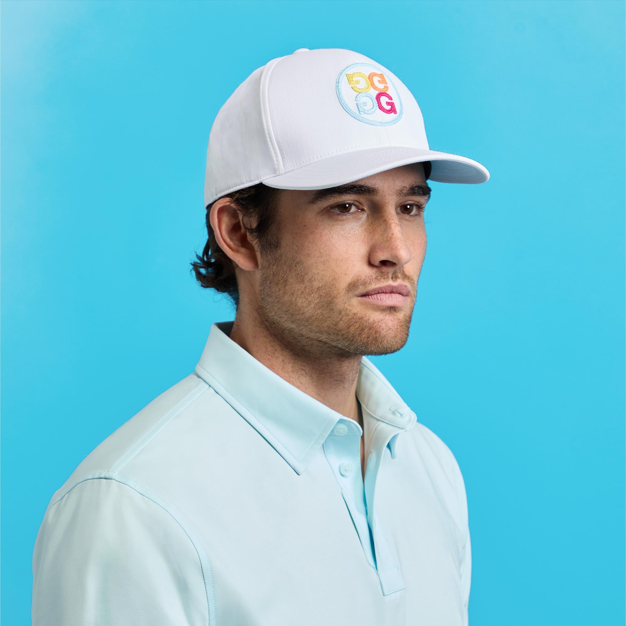 G/FORE Circle G's 110 Stretch Twill Snapback Snow/Multi